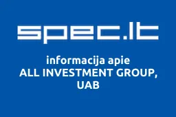 ALL INVESTMENT GROUP, UAB | spec.lt