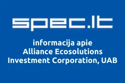 Alliance Ecosolutions Investment Corporation, UAB iliustracija