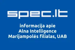 Alna Intelligence Marijampolės filialas, UAB | spec.lt