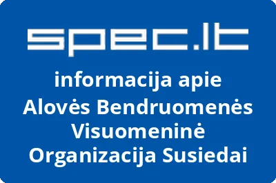 Alovės bendruomenės visuomeninė organizacija Susiedai