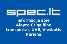 Aloyzo Grigaliūno transportas, UAB iliustracija