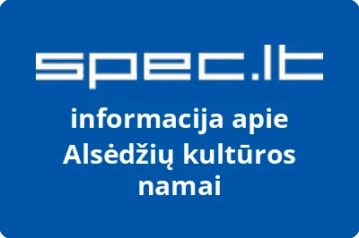 Alsėdžių kultūros namai