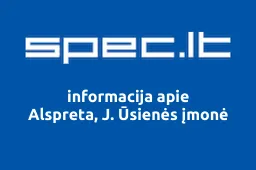 Alspreta, J. Ūsienės įmonė | spec.lt