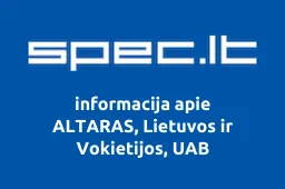 ALTARAS, Lietuvos ir Vokietijos, UAB