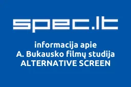 A. Bukausko filmų studija ALTERNATIVE SCREEN | spec.lt