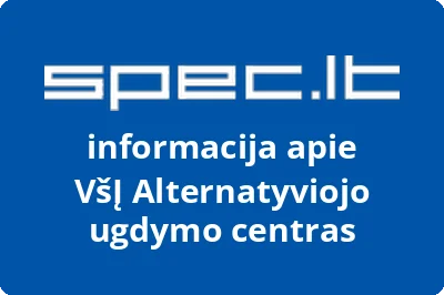 Alternatyviojo ugdymo centras, VŠĮ | spec.lt