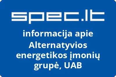 Alternatyvios energetikos įmonių grupė, UAB