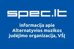 Alternatyvios muzikos judėjimo organizacija, VŠĮ | spec.lt