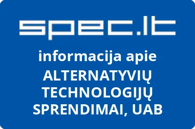 ALTERNATYVIŲ TECHNOLOGIJŲ SPRENDIMAI, UAB