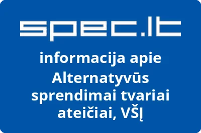 Alternatyvūs sprendimai tvariai ateičiai, VŠĮ