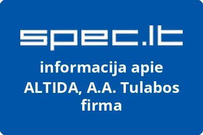 Altida, UAB | spec.lt