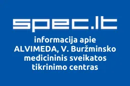 ALVIMEDA, V. Buržminsko medicininis sveikatos tikrinimo centras iliustracija