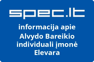 Alvydo Bareikio individuali įmonė Elevara