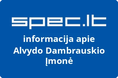Alvydo Dambrauskio Įmonė | spec.lt