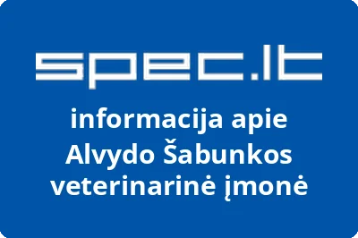 Alvydo Šabunkos veterinarinė įmonė