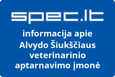 Alvydo Šiukščiaus veterinarinio aptarnavimo įmonė