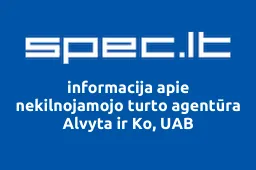 nekilnojamojo turto agentūra Alvyta ir Ko, UAB | spec.lt