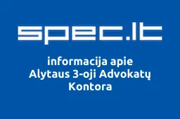 Alytaus 3-oji Advokatų Kontora | spec.lt