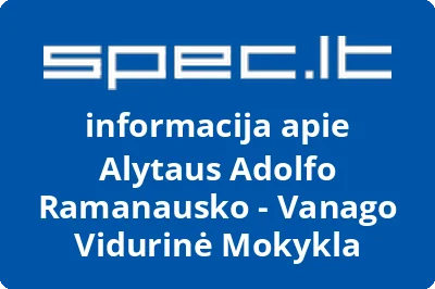 Alytaus Adolfo RamanauskoVanago gimnazija