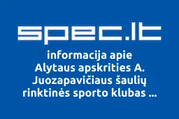 Alytaus apskrities A. Juozapavičiaus šaulių rinktinės sporto klubas "Dzūkas | spec.lt