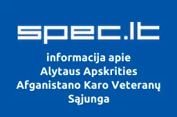 Alytaus Apskrities Afganistano Karo Veteranų Sąjunga