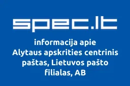 Alytaus apskrities centrinis paštas, Lietuvos pašto filialas, AB