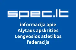 Alytaus apskrities Lengvosios atletikos federacija