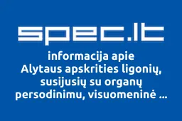 Alytaus apskrities ligonių, susijusių su organų persodinimu, visuomeninė organizacija Dalia iliustracija