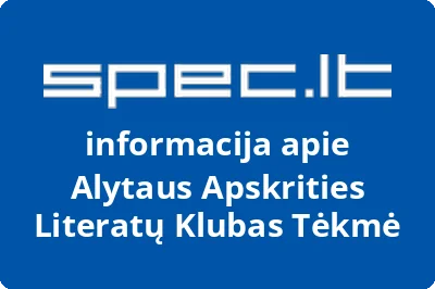 Alytaus apskrities literatų klubas Tėkmė
