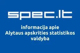 Alytaus apskrities statistikos valdyba iliustracija