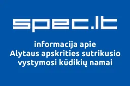 Alytaus apskrities sutrikusio vystymosi kūdikių namai | spec.lt