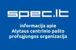 Alytaus centrinio pašto profsąjungos organizacija iliustracija