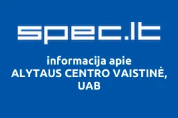 ALYTAUS CENTRO VAISTINĖ, UAB | spec.lt