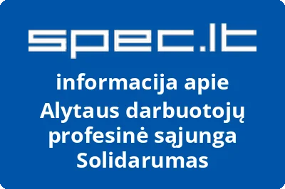 Alytaus darbuotojų profesinė sąjunga Solidarumas