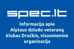 Alytaus dziudo veteranų klubas Dručkis, visuomeninė organizacija