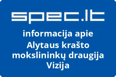 Alytaus krašto mokslininkų draugija Vizija