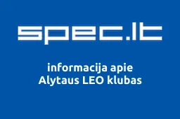 Alytaus LEO klubas iliustracija
