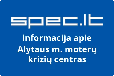 Visuomeninė organizacija Alytaus miesto moterų krizių centras