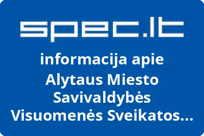 Alytaus miesto savivaldybės visuomenės sveikatos biuras