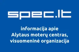 Alytaus moterų centras, visuomeninė organizacija