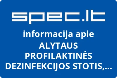 Alytaus profilaktinės dezinfekcijos stotis, UAB