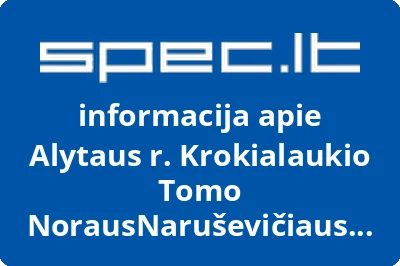 Alytaus r. Krokialaukio Tomo NorausNaruševičiaus gimnazija