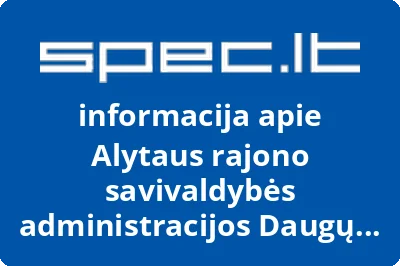 Alytaus rajono savivaldybės administracijos Daugų seniūnija