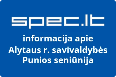 Alytaus rajono savivaldybės administracijos Punios seniūnija