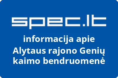 Alytaus rajono Genių kaimo bendruomenė