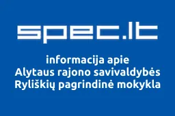 Alytaus rajono savivaldybės Ryliškių pagrindinė mokykla | spec.lt