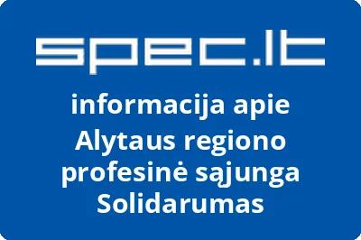 Alytaus regiono profesinė sąjunga Solidarumas