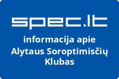 Alytaus soroptimisčių klubas | spec.lt