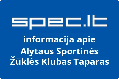 Alytaus sportinės žūklės klubas Taparas
