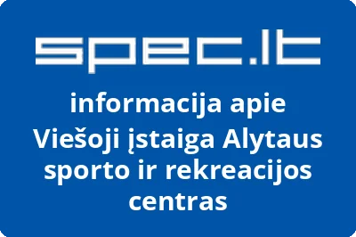 Alytaus sporto ir rekreacijos centras, VŠĮ